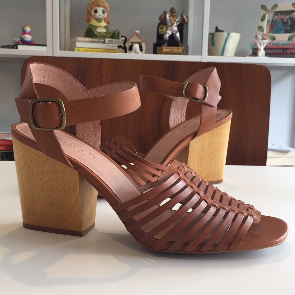 Madewell Willa wooden-heel sandal